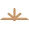 Ekena Millwork Kennewick Timber Gable Bracket, Western Red Cedar, 72"W x 30"H x 1 1/2"D x 5 1/2"F, 10/12 Pitch GBW072X30X0206KEN00SWR - alternate 1